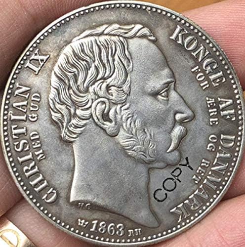 Дания 1863 Монета Копие COPYSouvenir Новост Монета, Монета За Подарък