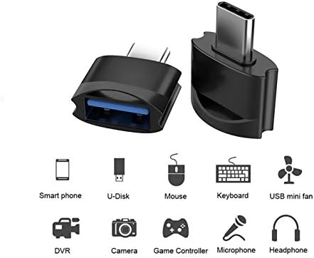 Адаптер Tek Styz C USB за свързване към USB конектора (2 опаковки), който е съвместим с вашия BLU Vivo XL за OTG със зарядно устройство