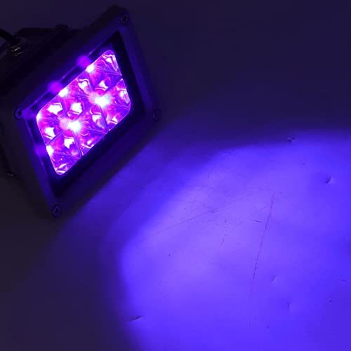 лампа за Втвърдяване на смола 405 nm, AC85‑265V 6 W, Преносим UV-лампа от Алуминиева Сплав Plug and Play, за 3D-принтер, Лепило Бестеневой