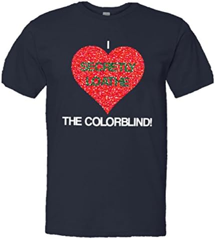 Моля, обърнете внимание, Мъжки t-shirt, която аз Тайно се Мразят, Hate The Colorblind Test HQ