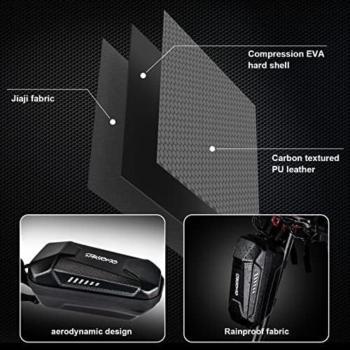 Универсална чанта за скутер STAKYOMO, Чанта за управление на Скутер ЕВА, Водоустойчив Предната чанта за Скутер за Носене, батерии и Зарядни
