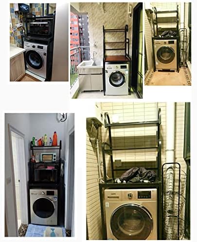 Рамки за съхранение на перални машини BKGDO Подова Поставка за Тоалетната чиния, със срок на пералната машина на Балкона, полици за съхранение