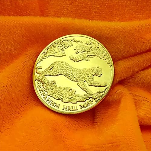 Възпоменателни Монети с животни Руски Леопард Златни Монети Диви Животни Дальневосточный Леопард Възпоменателни Монети Монети в Чуждестранна валута