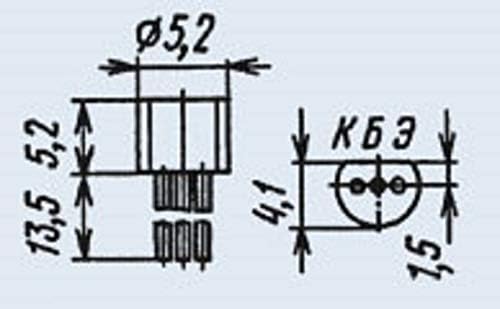 Силициеви транзистори KT502E analoge BC640 на СССР 25 бр.