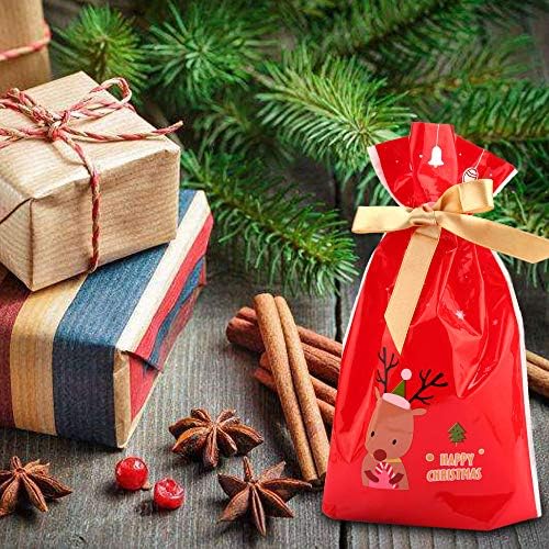 Konsait Коледна Торбичка за бонбони на съвсем малък, Подарочное лечение, Чанта за бисквитки, Торбички за подаръци, Коледни Аксесоари, Чанта