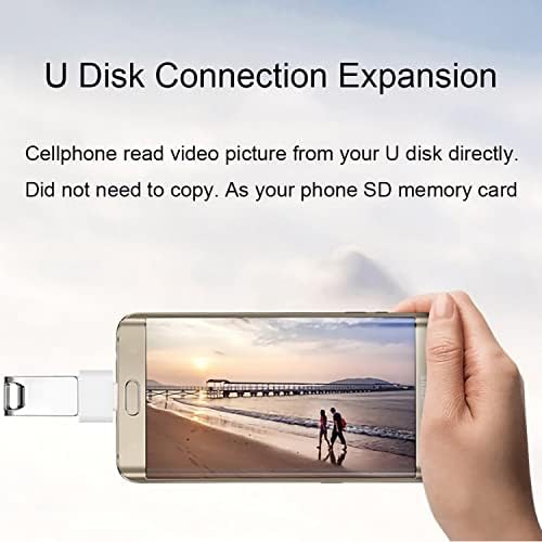 USB Адаптер-C за свързване към USB 3.0 Male (2 опаковки), който е съвместим с вашия LG G8 ThinQ, дава възможност за добавяне на допълнителни