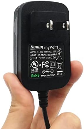 Захранващ Адаптер MyVolts 12V Съвместими с IP телефон Grandstream GXP2140/Уплътнител за него - US Plug