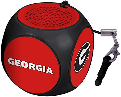 Georgia Bulldogs MX-100 Cubio Mini Bluetooth Високоговорител Плюс дистанционно управление за Селфи - Черен