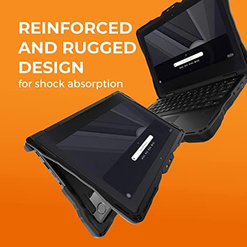 Калъф за лаптоп Gumdrop DropTech подходящ за HP Chromebook x360 11MK G3 EE 2в1. Е Предназначен за студенти в К-12, учители и