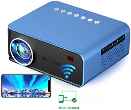 Мини проектор CLGZS T4 3600 Лумена С поддръжка на Full 1080P LED Proyector с голям екран, Преносим за домашно кино Smart Video в прожектор (Черен цвят)