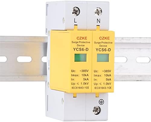 Устройство за защита от пренапрежение KAPPDE YCS6-D AC SPD 385V Домашен мрежов филтър Защитен низковольтный разрядник (Цвят: