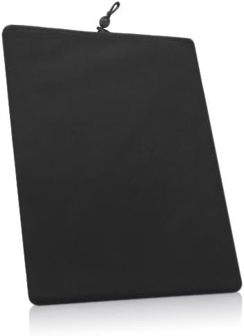 Калъф BoxWave за Advantech IDK-2112 (Case by BoxWave) - Кадифена торбичка, Калъф от мека велюровой плат с завязками за Advantech IDK-2112 - Черно jet black