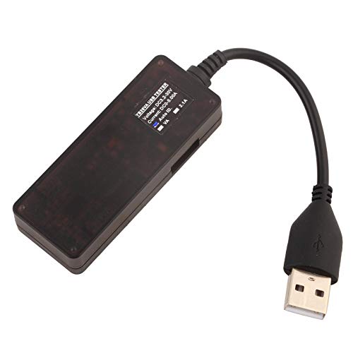 YB26VA USB Детектор с Двоен Дисплей USB Детектор Волтметър Амперметър Тестер от Капацитета на Батерията с led дисплей за Мобилен телефон,