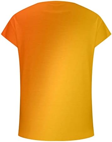 Дамски Облегающая Риза-Туника с Кръгло Деколте и Къс Ръкав, Блуза Памучен за Късна Закуска, Тениска на Бретелях за Дамите
