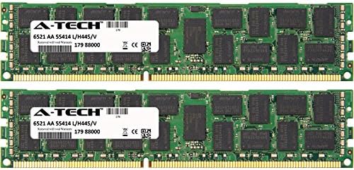 Комплект A-Tech 32 GB (2x16 GB) за изчислителен модул Intel M серия MFS2600KI (регистриран ECC) MFS5520VI, изчислителен модул MFS5520VIBR. DIMM DDR3 ECC Регистрирана Сървърна оперативна памет PC3-12800R 16