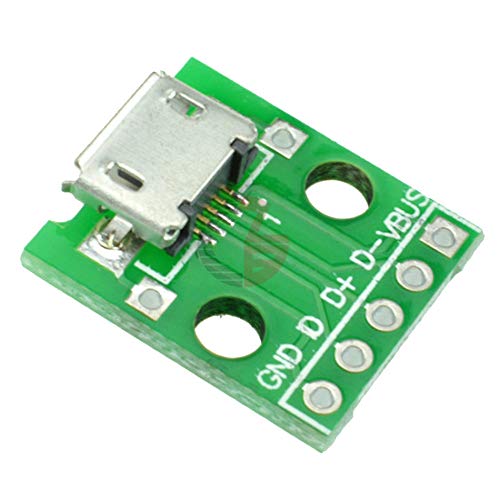 10 бр. адаптер Micro USB за DIP 5Pin 2.54 мм конектор-конектор тип Micro USB конвертор за печатни платки