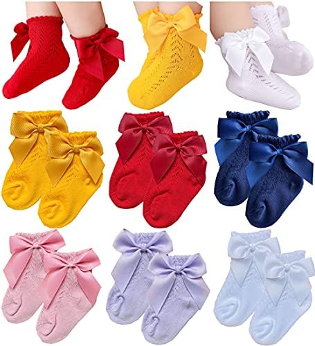 Чорапи Toptim за малки момичета, Чорапи за Деца, Дишащи Ежедневни Чорапи