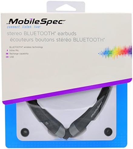 Безжични Слушалки Mobile Spec MBS11181 Стерео Bluetooth (R) - Черен