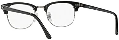 Слънчеви очила Ray-Ban Унисекс 5154 Clubmaster, Блестящи Черни 49 мм