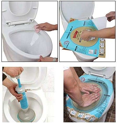 QINXI 1 БР. Стикер на Буталото за тоалетна с по-високо налягане, принципът на действие на Мръсни багер, Ясен, Прост и евтин Оперативен лист