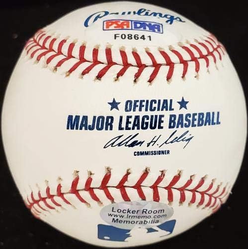 Lastings Milledge Официални Бейзболни Топки на MLB с автографи на Ню Йорк Метс, Pittsburgh Pirates PSA/DNA F08641 - Бейзболни топки с автографи