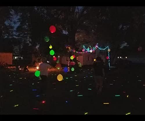 50 led балони смесени цветове, не мигащи 24 часа, рожден ден, сватба, къмпинг, блясък, Коледа, нов дом, детски душ, абитуриентски