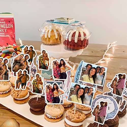 Украса за партита Outer Banks, Аксесоари за рожден Ден от Външни Банки В комплекта за партита включва Банери - Топперы за торти -