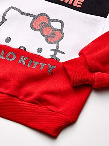 Комплект Hello Kitty за малки момичета, Hoody и панталони от 2 теми, Активен комплект