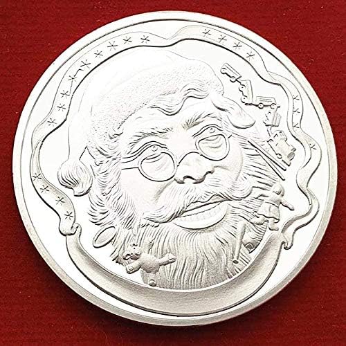 Европейските и Американските Шейната на дядо коледа, сребърно покритие Възпоменателна Монета с Кленов Лист, Коледа, Снежен човек, Монета с Любов, Медал за Домашен и
