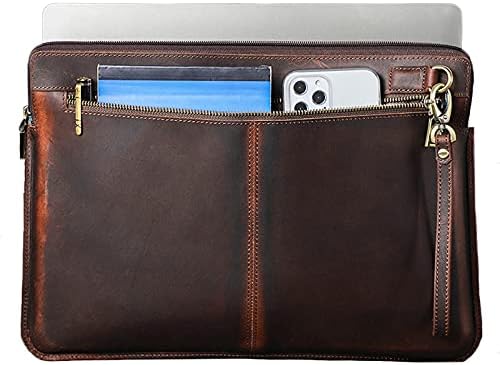 Чанта за лаптоп от естествена Кожа, Чанта за 15-и 16-Инчови MacBook Pro 13 MacBook Air