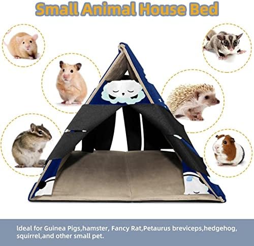 Къща-Легло За Морски Свинчета, Голямо Скривалище на Заек, Гнездо За Дребни Животни, Клетка за Хамстер, Местообитания, Сладка Спящата Панди