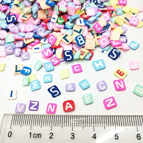 SHUKELE NIANTU109 20 г/лот, 5 мм, Английски букви на азбуката, Полимерна Глина, Цветни Diy, Малки Сладки Аксесоари, Подарък