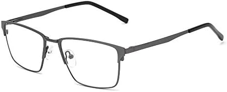 Мъжки компютърни Очила в метални рамки MEDOLONG със защита от син на радиация, Подобрява съня В рамки-ANB7082