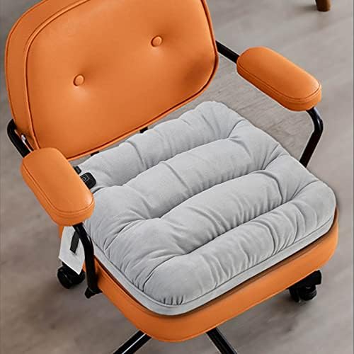 МЕЙВИС LAVEN възглавница за стол с подгряване, обезопасена електрическа топло за стол 5 В графена е за офис (светло сиво)
