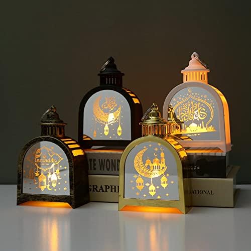 Вятърни светлини EID LED, Рамадан 2023-Декорация на Лампи за дома, Рамадан-Мюсюлманска Лампа-Украшение за парти Карим