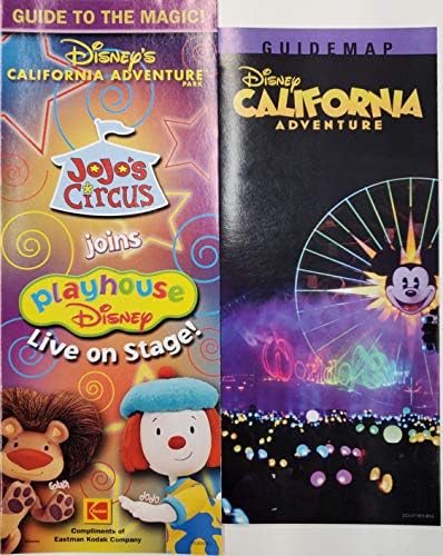 Парк Дисниленд Комплект от 8 карти-пътеводители с участието на Калифорнийски приключения Buena Vista Street Автомобили Land Pluto Toy Story World of Color Jojo PMA16