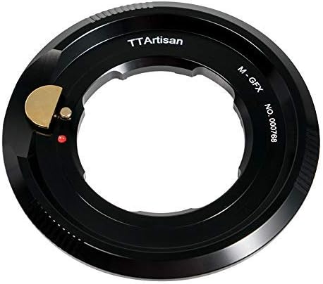 Преходни пръстен за обектива TTArtisan/Конвертор за обектив Leica M Mount към Корпуса фотоапарат Fuji GFX Mount Черен