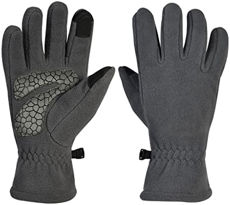 n/a Зимни Улични Мъжки и дамски спортни ръкавици със сензорен екран, топли ръкавици за езда отвътре (Цвят: A, размер: S Код)