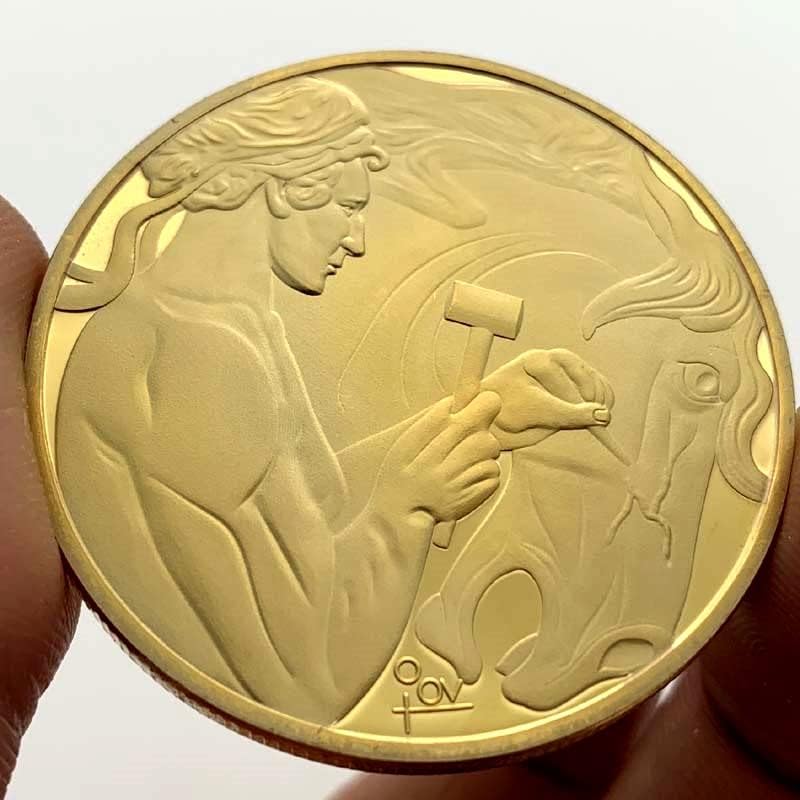 Европейските и американските Възпоменателни монети с Надпис Легенда за Пегасе, Позлатени, Колекция от герои, Златни монети,