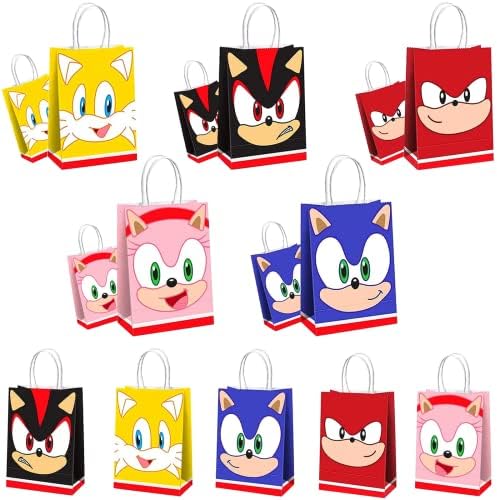 На ТЕЗИ 20 парчета Sonic the Party доставя подаръци чанти, предмети за партито във формата на Таралеж, опаковки за подаръци,