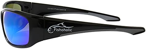 Fishoholic - Бифокальный на карти - Двухфокусное увеличение x1,5x2,0x2,5 - Поляризирани Слънчеви очила за риболов - UV400 - Подарък за риболов