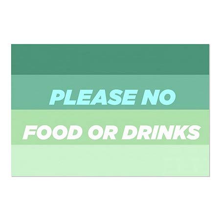 CGSignLab |Моля, Не яжте и не пийте - Модерен Градиентный Перваза на прозореца | 36 x 24