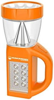 Разход на led фенер Wakeman – лека лампа 3 в 1 с подсветка на страничния панел - Портативен за къмпинг, разходки и извънредни ситуации