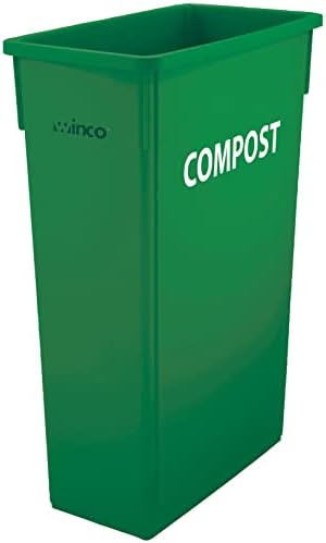 Кофа за боклук Winco PTC-23GRC Slim, 23 Литра, Зелено