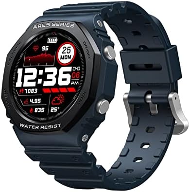 Умен часовник RIQINGY Circle Ares2, Трайни Модни Умен часовник, Водоустойчив до 50 Метра, Дълъг живот на батерията, Цветен дисплей