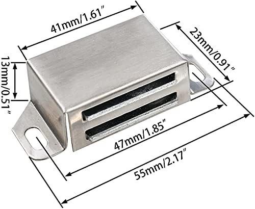 UHPPOTE Магнитен Шкаф от неръждаема стомана, Изсмукване на Притежателя Magnetica, Мъниста, Мебели за кабинет (опаковка от 4 броя)