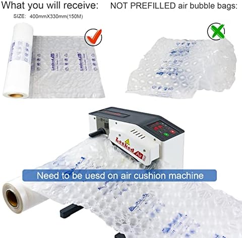 Надуваеми Опаковки, въздушни торбички на Ролка 1476ft за доставка Филм на въздушна възглавница се Използва с машина за въздушни възглавници