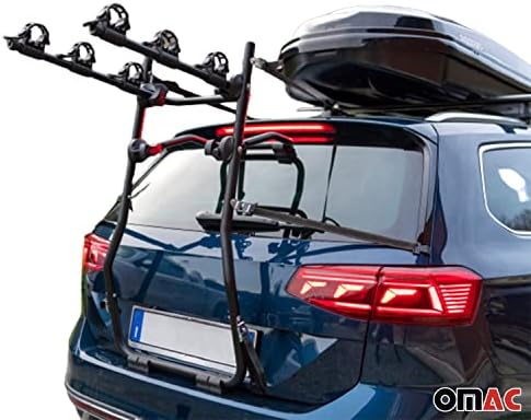 Велосипедна стойка OMAC 3 за Audi A4 Avant 2000-2004 Черно | Закрепване В Багажника на Колата Велосипедна Стойка С Товара £ 99 Сгъваема Във Всяко време От Стомана | Автомобилни Въ?
