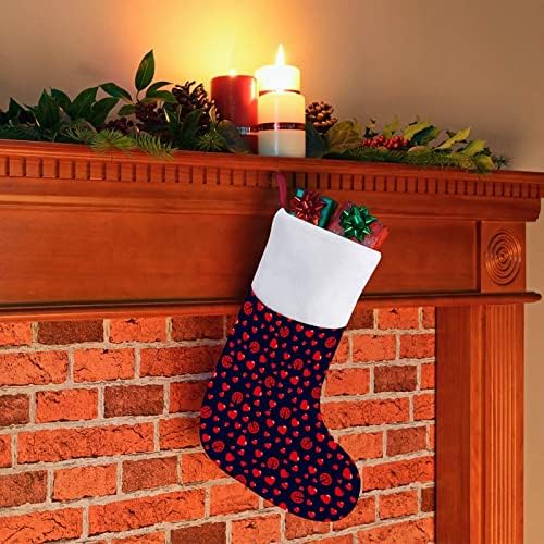 Коледни Чорапи с Шарките на калинка, Коледни Чорапи, Чанта За Дома, Семеен Коледен Декор