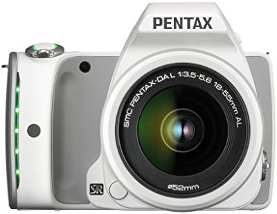 Комплект огледални обективи Pentax K-S1 с обектив DA L 18-55 мм (бял)